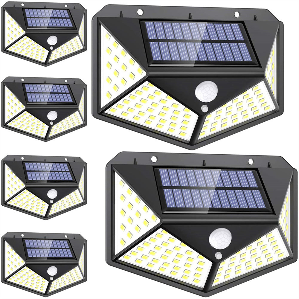 "The Pyramid" 100 LED Solar Outdoor Light (Set of 2)