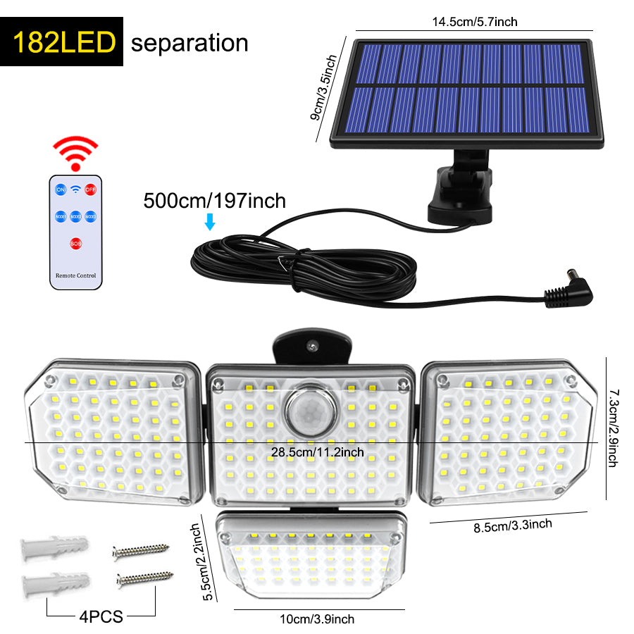 "The Lobster" Solar Security Light